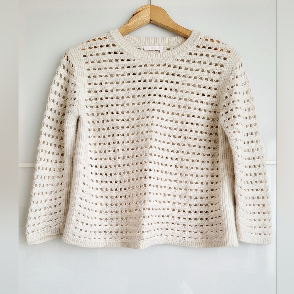See By Chloe Open Knit Sweater
